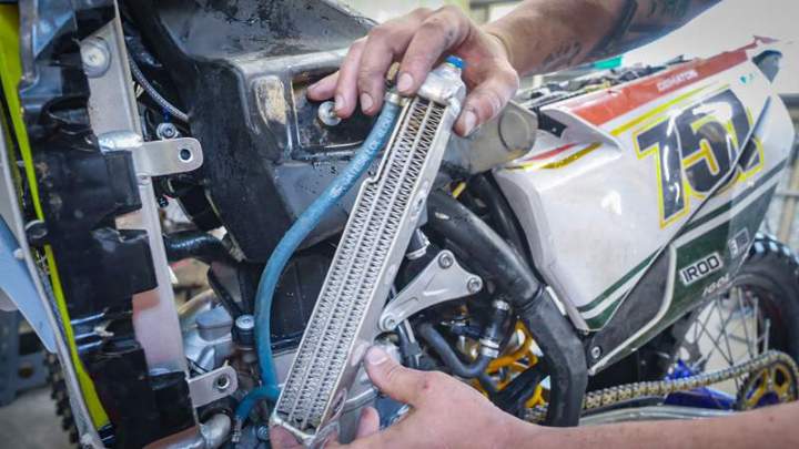 Réparation de radiateur de motoCusset